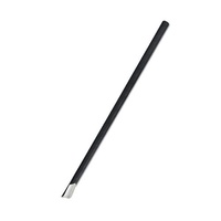 Black Paper Spoon Straw