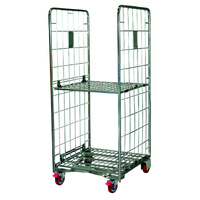 2 Sided Roll Cage With Swing Up Shelf – A-Base