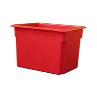 150L Tapered Rotationally Moulded Plastic Tub Red