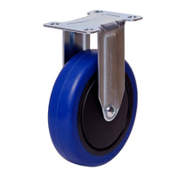 Castor Kit to Suit 250L Tapered Rotationally Moulded Plastic Tub - 2 Rigid and 2 Swivel Stainless Steel