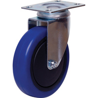 Castor Kit to Suit 250L Tapered Rotationally Moulded Plastic Tub - 2 Swivel and 2 Brake