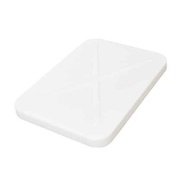 Lid to suit 350L Rotationally Moulded Plastic Tub Natural
