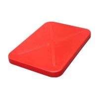 Lid to suit 450L Rotationally Moulded Plastic Tub Red