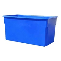 450L Tapered Rotationally Moulded Plastic Tub Blue