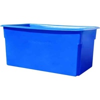 650L Rotationally Moulded Plastic Tub Blue
