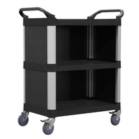 3 Tier Service Trolley with Cabinet (690x430mm)