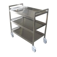 3 Tier (1050 x 600mm) Stainless Steel Trolley