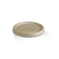 Unbleached Sugarcane Lid to fit 4oz Sugarcane Cup