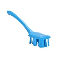 Vikan Ultra Hygienic Hand Brush w/long Handle - Hard Bristle (395mm)