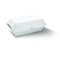White Corrugated Snack Box - Regular