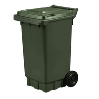 Heavy Duty Bin with Wheels (80L) Green