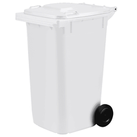 Heavy Duty Bin with Wheels (120L) White