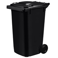 Heavy Duty Bin with Wheels (240L) Black